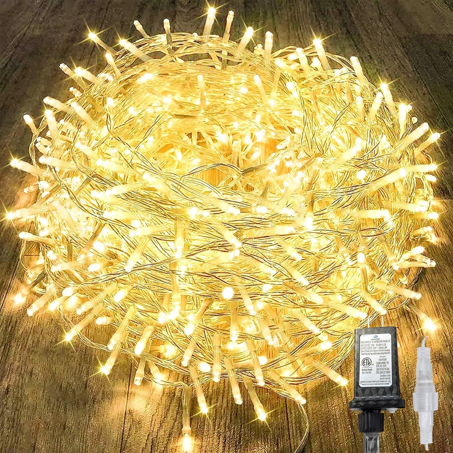 240LED 88Ft Connectable String Lights Indoor Outdoor Clear Wire | Warm White Christmas Lights | Twinkle Fairy Light Plug in with Timer for Bedroom Classroom Wedding Tree Patio Decor