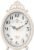 Abdurey Vintage Table Clock on Stand, Desk and Shelf Decorative Clock, French Rustic Style Antique White Mantel Clocks for Living Room,Farmhouse,Bedroom,Bedside,Gift Clocks