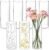 7pcs Glass Cylinder Vases for Centerpieces – 10 Inch Tall Glass Vases for Flowers, Hurricane Candle Holders Floating Candle Vase for Table Centerpiece Formal Dinners Home Decor