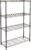 Amazon Basics 4-Shelf Adjustable Heavy Duty Steel Wire Rack Storage Shelving Organizer for Kitchen, Garage, 36″ L x 14″ W x 54″ H, Black