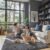 3×5 Rug, Bedside Preppy Dorm Area Rug, College Essentials Small Carpets for Bedroom, Anti Slip Grey Living Room Rugs Home Decor (Dark Grey, 3×5 Feet)