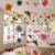 XunYee 6 Pcs 35.4 ft Flower Garlands Artificial Wildflower Vines Floral Hanging Backdrop Fake Flower Garlands Faux Silk Wildflower Vine for Wedding Bridal Shower Home Garden Wall Arch Decor(Boho)